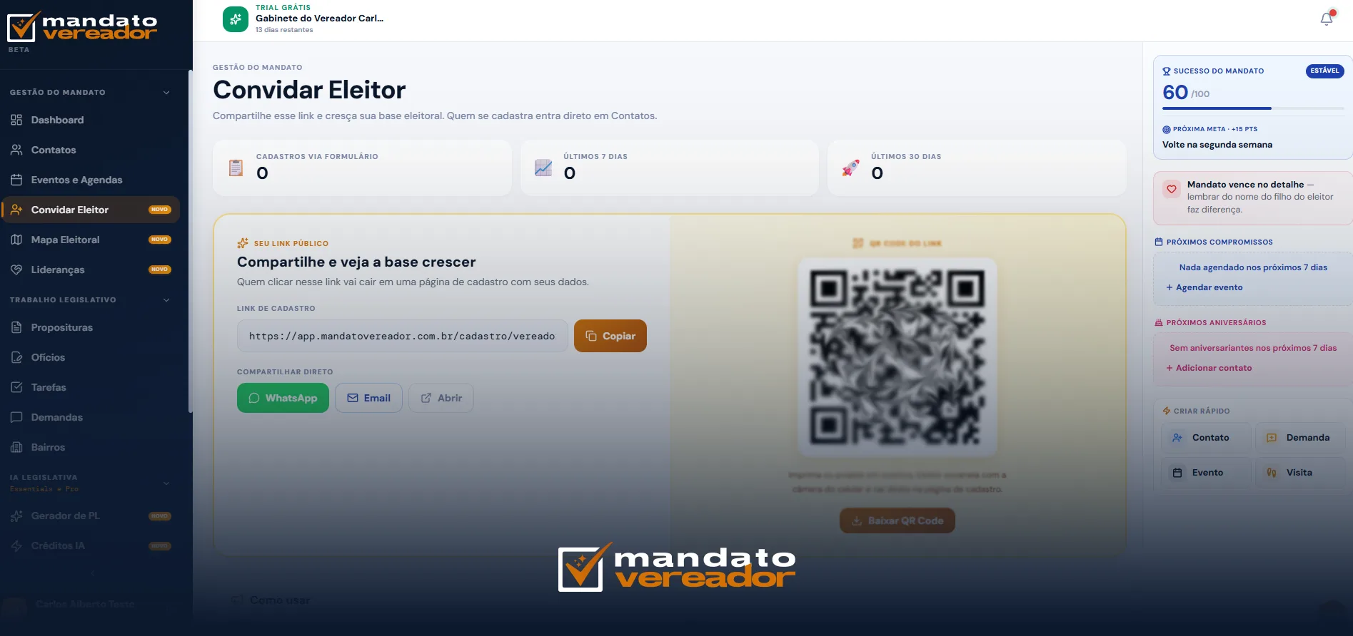 Link do eleitor